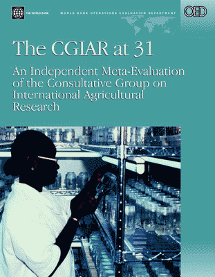 The CGIAR at 31:An Independent Meta-Evaluation of the Consultative Group on International Agricultural Research